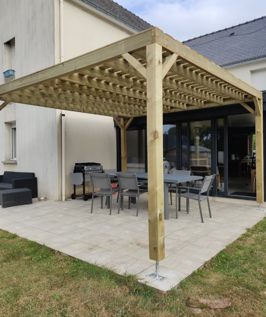 Ma Pergola Bois, pergola en bois, terrasse, pergola au top