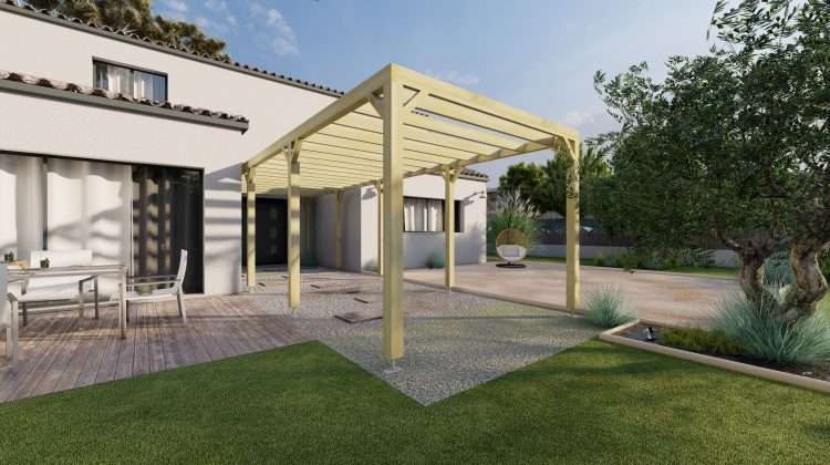 Comment fixer une pergola en bois solidement au sol ?