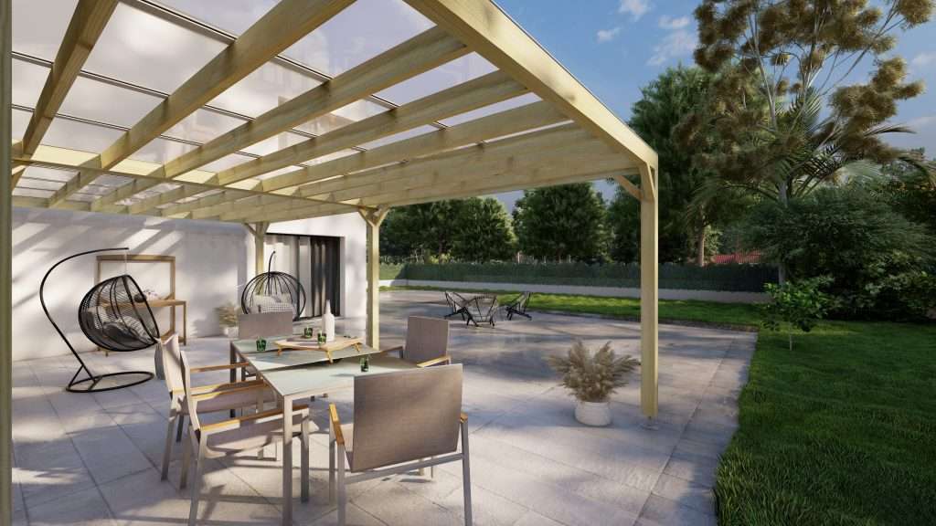 pergola en bois