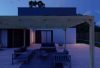 pergola en bois, fraicheur du soir, espace détente, soir