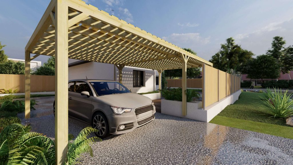 Pergola bois