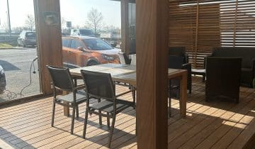 Pergola bioclimatique en bois d’Ipé : Destombes Bois
