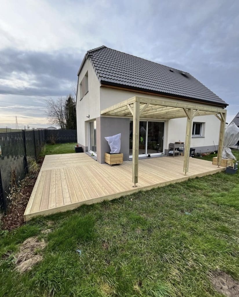 Pergola et terrasse en bois