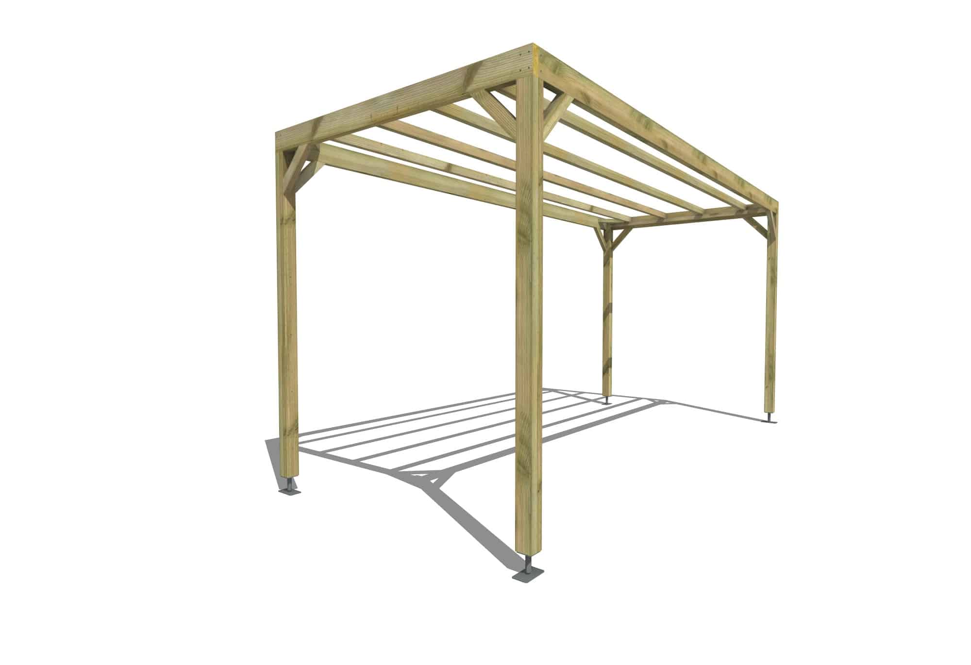 p152indlar_0000 Pergola autoportante avec structure ouverte laissant passer la lumière
