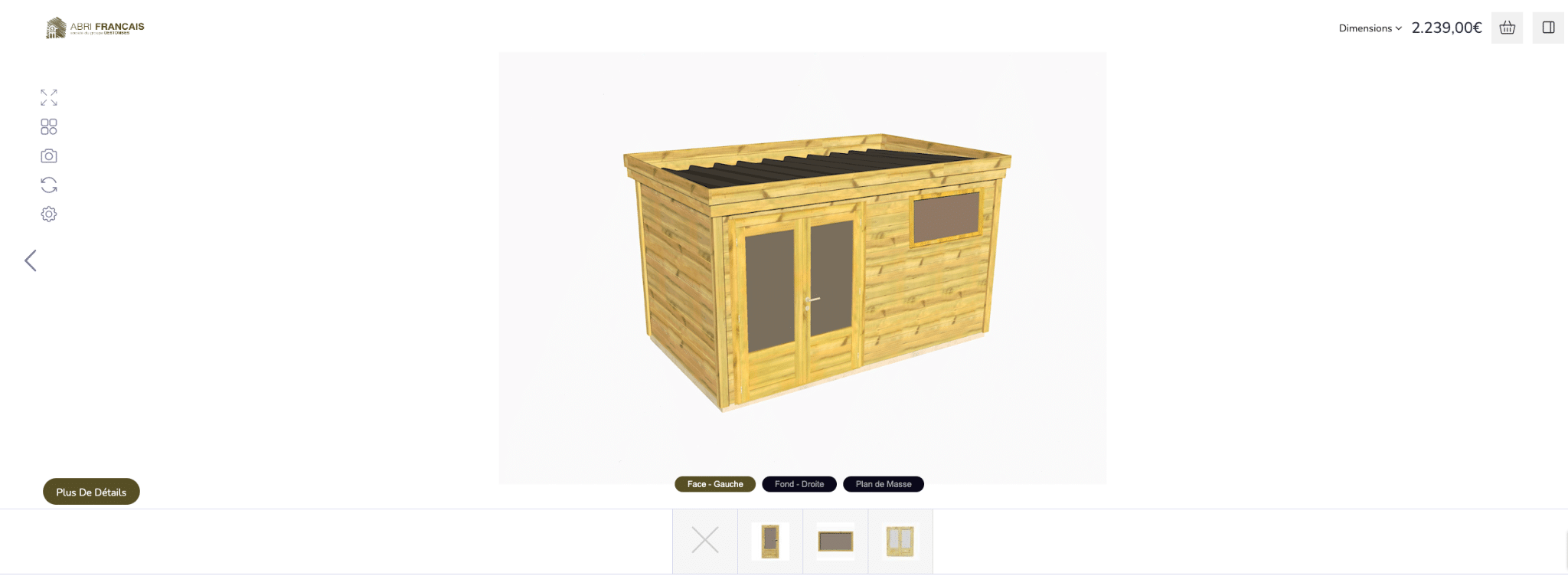 Parcours commande Ma Pergola Bois — préparation atelier