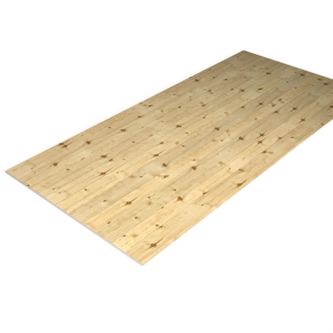 Panneau épicéa 1250x2500 en 3 plis de 12 mm, standard sans usinage : pièce seule