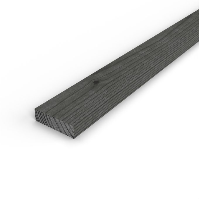 Latte noire 20x70 en pin traité par trempage : pièce seule