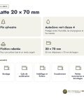 Latte autoclave verte 20x70 en pin sylvestre : caractéristiques