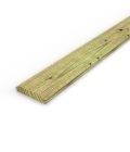 Lame emboîtable 27x130 en pin autoclave vert, standard sans usinage : pièce seule