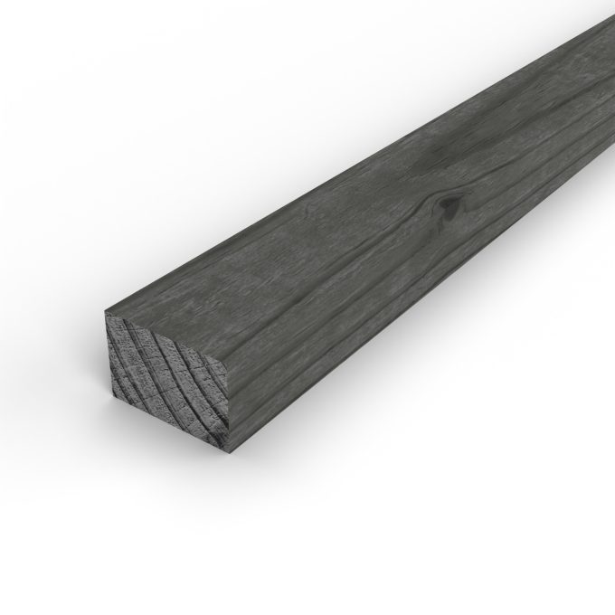 Tasseau noir 28x42 en pin traité autoclave : pièce seule