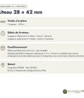 Liteau autoclave 28x42 en pin sylvestre vert : commande et livraison