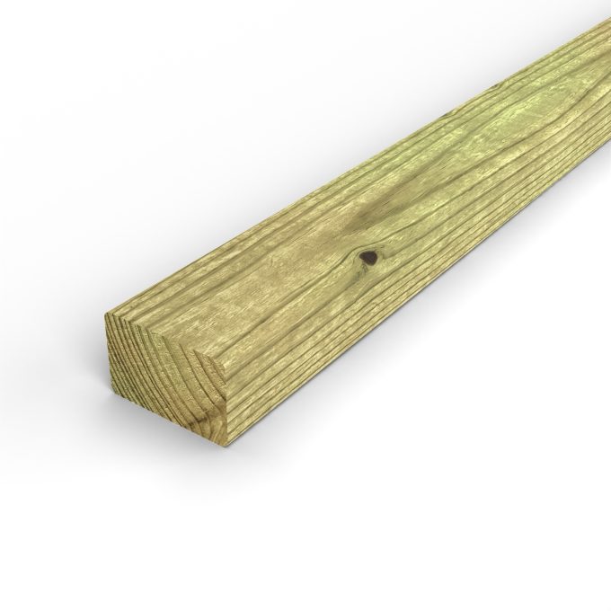 Chevron 45x70 standard sans usinage, pin autoclave vert : pièce seule