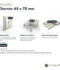 Chevron 45x70 standard sans usinage, pin autoclave vert : usages