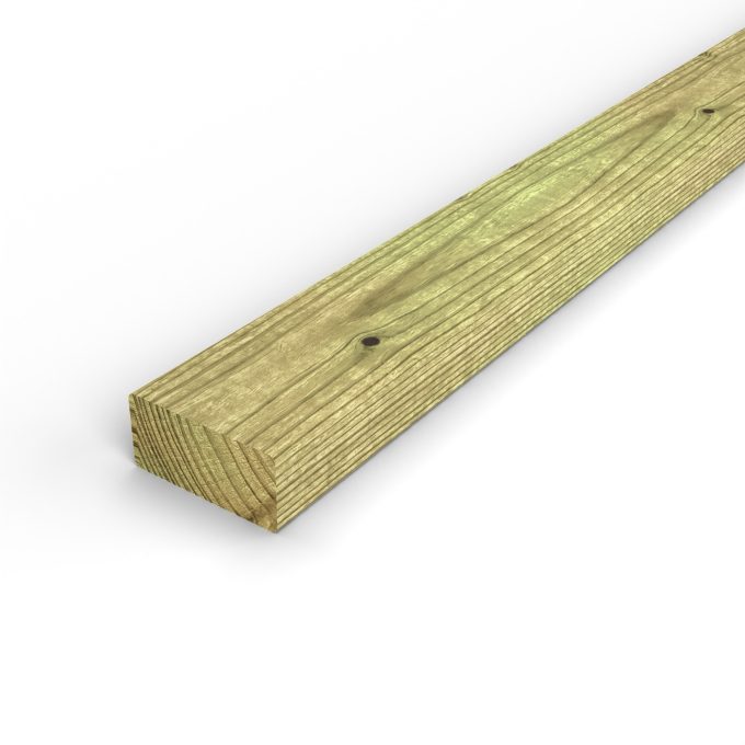Chevron 45x95 standard sans usinage, pin autoclave vert : pièce seule