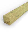 Poteau bois 90x90 standard sans usinage, pin autoclave : pièce seule