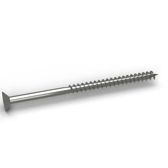Boîte de 100 vis 6x100 inox A2 : piece