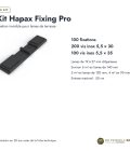 Fixation invisible terrasse Hapax Fixing Pro C2, kit pour lames de 19 à 27 mm : boite ou ensemble