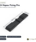 Fixation invisible terrasse Hapax Fixing Pro C2, kit pour lames de 19 à 27 mm : piece cotee