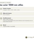 Bac acier anthracite 63/100 pour carport et pergola : commande et livraison