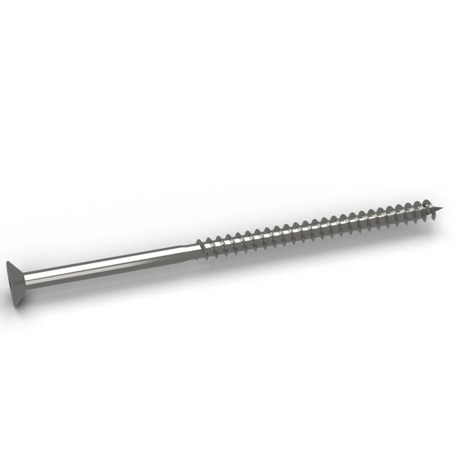 Vis inox pergola A2 à tête fraisée Torx, 4x30 à 5x100, boîte de 200 : piece