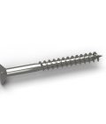 Vis inox pergola A2 à tête fraisée Torx, 4x30 à 5x100, boîte de 200 : piece