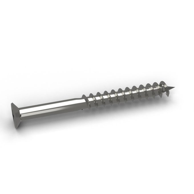 Vis inox platelage A2 5x50 double filet ou 5x60, T25, boîte de 200 : piece
