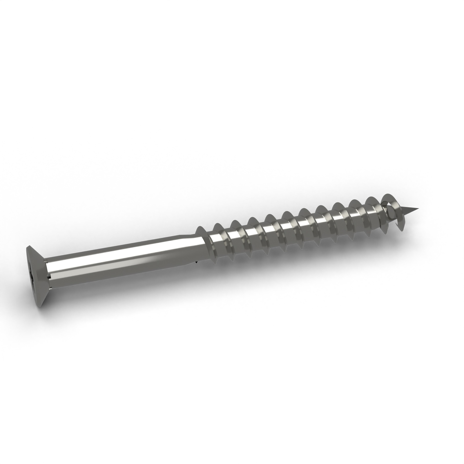 Vis inox platelage A2 5x50 double filet ou 5x60, T25, boîte de 200 : piece