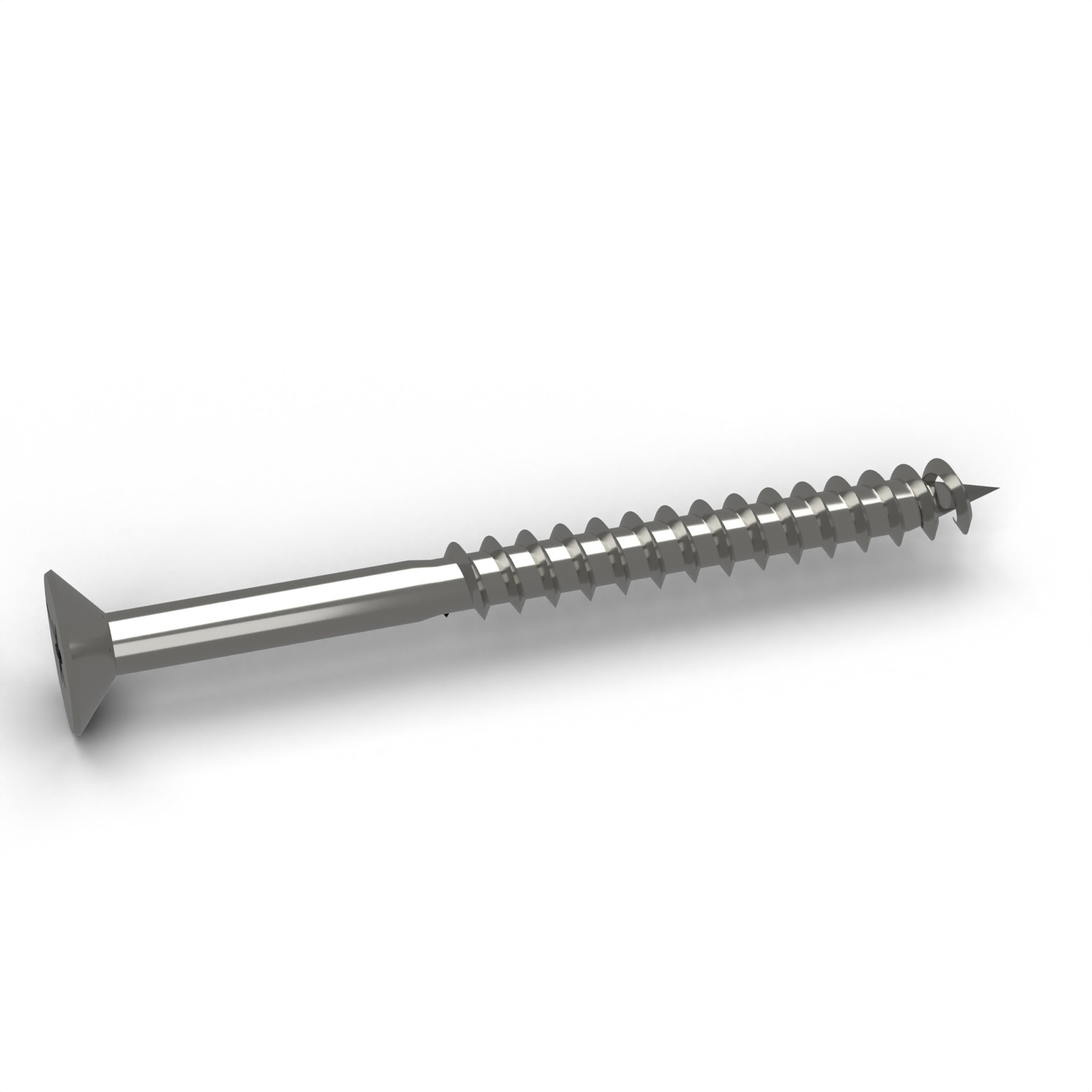 Vis inox platelage A2 5x50 double filet ou 5x60, T25, boîte de 200 : piece